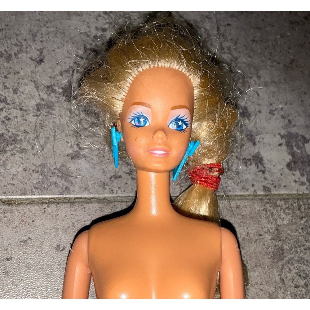 80s Starry Eyed Barbie Superstar Movie Star Doll Vintage Bend & Snap Knees RARE